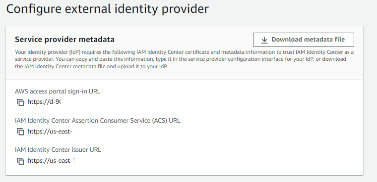 Copy ACS and Issuer from AWS